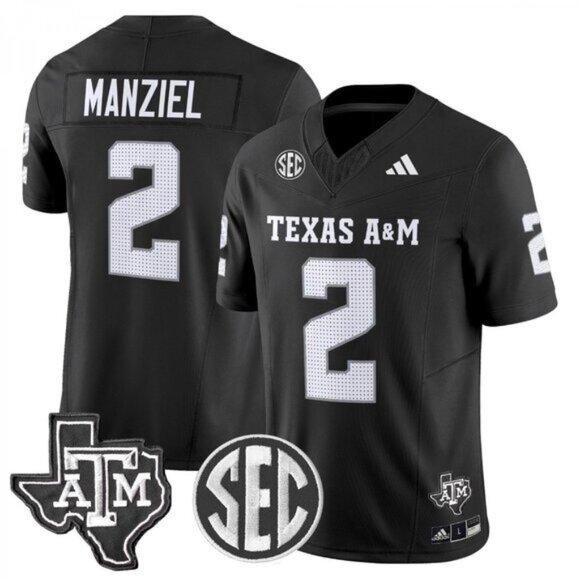 Mens Kids Youths Johnny Manziel Stitched Jersey Black Vapor - Picture 1 of 1